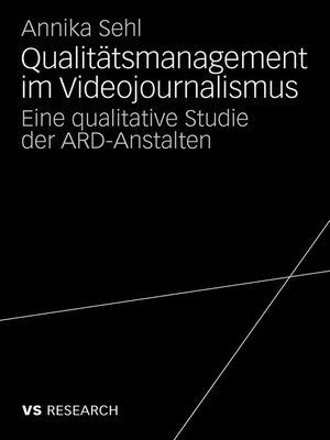 cover image of Qualitätsmanagement im Videojournalismus